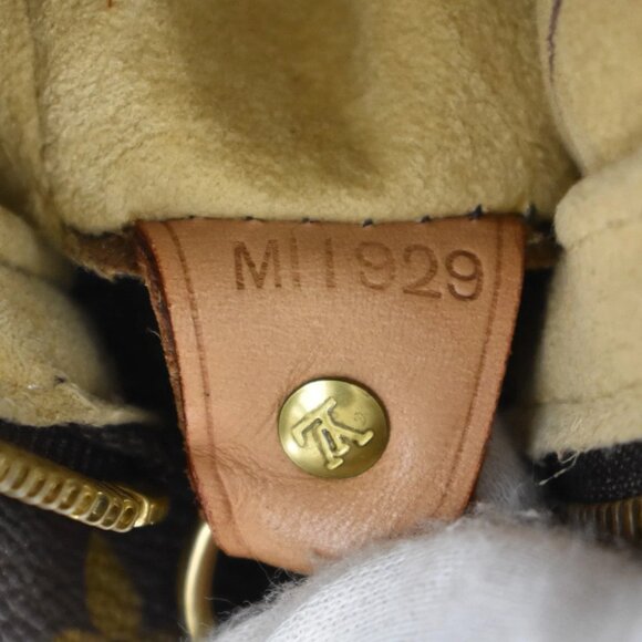 LOUIS VUITTON Logo Looping GM Shoulder Bag Monogram Leather Brown M51145 34KB180 - Picture 16 of 16